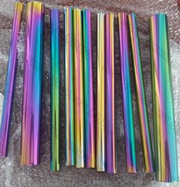 Rainbow PVD Plating Dekorasi Lapisan Warna Layanan, Shisha Glassware Vacuum Coatings