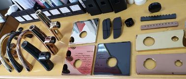 Mesin Titanium Gold Nitrida PVD Plating Pada Faucet, Faucet Kamar Mandi / Taps Peralatan Lapisan TiN