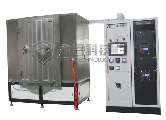 Harga yang bagus Mobil Chrome Mirror Mesin Sputtering Magnetron PVD, DC Unbalanced Vacuum Sputtering Plant on line