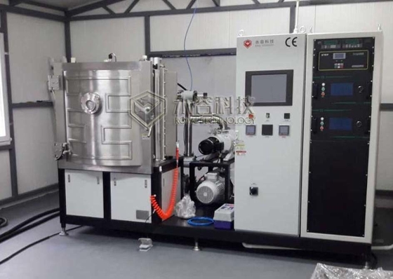 Harga yang bagus Mesin PVD Magnetron Sputtering / Mesin Chrome Sputtering Keras Chrome pada Roda Mobil, roda mobil Aluminium Chrome Plating on line