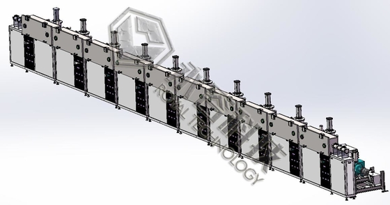 Harga yang bagus Multiple Chambers Roll To Roll Continuous Magnetron Sputtering Deposition System (Sistem Deposisi Semprot Magnetron Berkelanjutan) on line