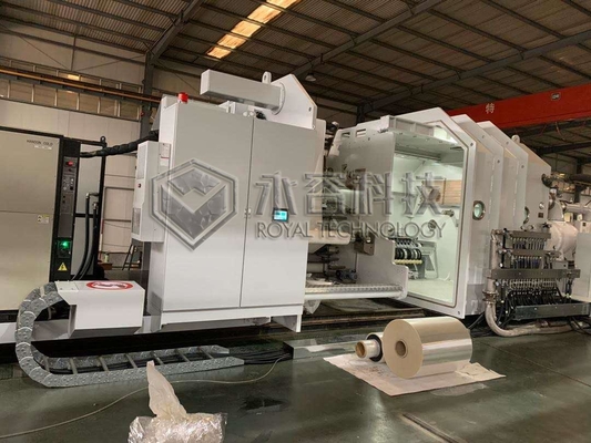 Harga yang bagus Web Roll Vacuum Metallizer Cigarette Paper Package Coating Machine Mesin untuk melapisi kemasan kertas rokok on line