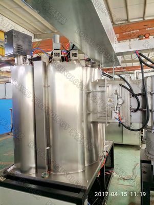 Harga yang bagus Keramik PVD Vacuum Coating Machine Menyediakan Jenis Gas Argon dan Warna Custom Made untuk Perlakuan Permukaan Industri on line