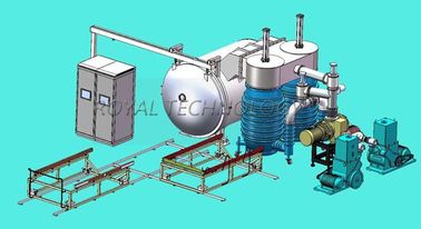 Harga yang bagus Unit Pelapisan Evaporasi Termal Horisontal, Mesin Pelapisan Metalik Vakum Aluminium Tinggi on line