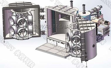Harga yang bagus Mesin Pelapisan Roda PVD Otomotif, Pelek Mobil PVD Chrome Sputtering Vacuum Coating Unit on line