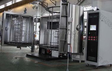 Harga yang bagus Aluminium PVD Vacuum Metallizer pada bagian Plastik, Polycarbonate PVD Al Peralatan penguapan termal, Vacuum Metallizing on line