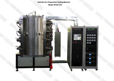 Harga yang bagus Perangkat Keras Dekoratif Mesin Pvd Gold Plating, ZrN Light Gold Ion Plating System on line