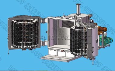 Harga yang bagus Mobil Cermin Magnetron Sputtering Coating Mesin, Chrome Cermin PVD Mesin Sputtering on line