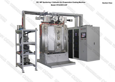 PVD Vacuum Metallizing Equipment pada Tembaga Valves, Plumber Fittings / Chrome Plating Machine