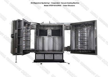 Harga yang bagus DC Magnetron Sputtering Coating Machine pada Kaca Mirror, Titanium Ti Glass Mirror Vacuum Metallizing Equipment on line