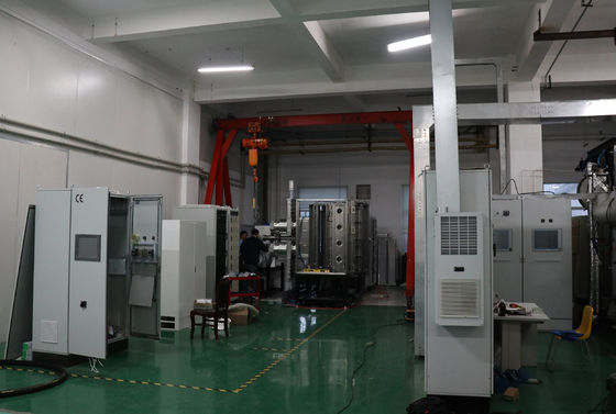 Kualitas Vacuumlevel 10 sampai 10 Power Negative 7 Torr PVD Vacuum Coating Machine Nitrogen Gas DC Magnetron Sputtering Vacuum Coating Technology pabrik