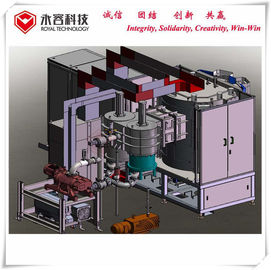 Ni Pvd Magnetron Sputtering Machine Stabil Cr Vacuum Metallizing System