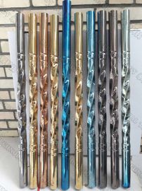 Harga yang bagus Layanan Metal Rose / Gold Pipes Vacuum PVD Coating Untuk Perlengkapan Kamar Mandi on line