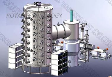PVD pistol logam hitam Peralatan Lapisan, Ukuran Besar Cathodic Arc Ion Plating Machine