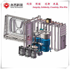Harga yang bagus Acrylic Car Mirrors Vacuum Metalizing Machine, PMMA Logo dan Tanda Mesin Metalizing Vacuum on line