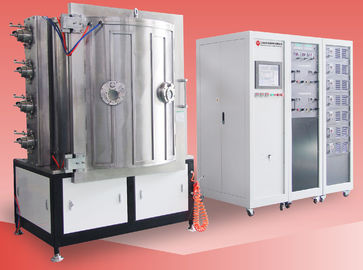 Harga yang bagus Mesin Penyepuhan Emas PVD, Mesin Penyepuhan Ion Untuk Bagian Logam dan ABS, Sistem Penyepuhan Emas PVN TiN pada Suku Cadang Chrome ABS on line