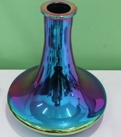 Harga yang bagus Crystal Glass Vacuum Plating, asbak kaca, kaca shisha, pelapis warna pelangi PVD on line
