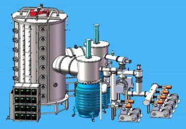 Harga yang bagus Kaca Mosaik PVD Mesin Plating, Ubin Kaca Ukuran Besar Peralatan Plating Emas PVD on line