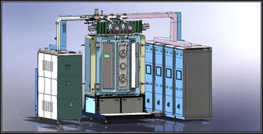 Harga yang bagus DLC Thin Film Vacuum Coating Equipment, Sumber Ion PECVD untuk Menghasilkan Berlian Seperti Sistem Pelapisan Karbon on line