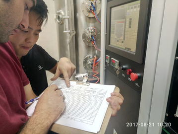 Harga yang bagus SS Peralatan Makan Titanium Nitrida Coating Mesin, DC Arc Ion Plating System, Copper Thermal Resistance Film Vacuum Plating on line