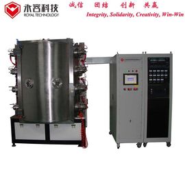 Harga yang bagus Thermal Evaporation + Multi Arc Ion Plating Machine pada barang Kaca, Pelapis Dekoratif Biru dan Emas on line