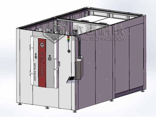 RTSP1000 Bidang Tertutup Sistem Magnetron Sputtering Tidak Seimbang CE Certified PVD Ion Plating Machine