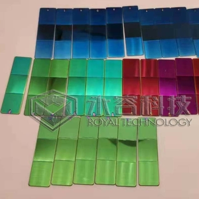 Harga yang bagus Warna hijau PVD dekoratif, pelapis hijau kuningan pada panel baja tahan karat on line