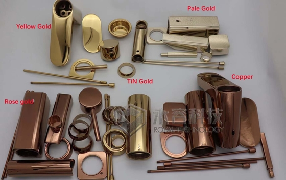 Harga yang bagus Taps Ware PVD Decorative Coatings ABS Brass Dan Stainless Steel Zinc Sanitaryware Coatings on line
