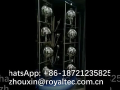 Lampu kaca- lapisan perak transparan