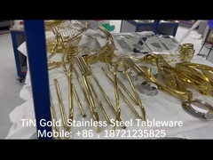 Lapisan emas TiN PVD untuk peralatan dapur, Lapisan emas ZrN PVD