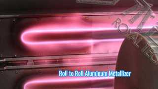 Film plastik CPP Roll to Roll metalisasi aluminium